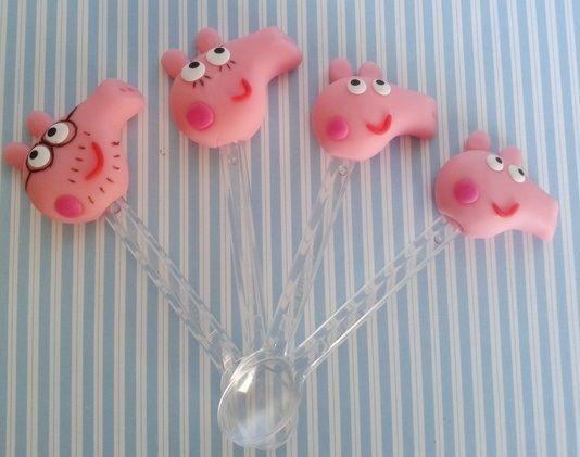 Mini Colher em Biscuit Peppa Pig